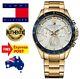 Tommy Hilfiger Men's Gold Watch brand new with tags in box 1791121