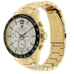 Tommy Hilfiger Men's Gold Watch brand new with tags in box 1791121