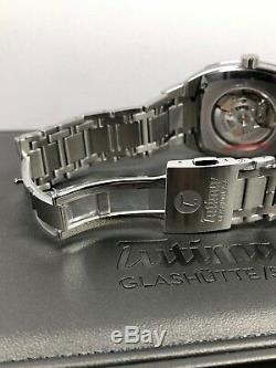 Tutima Saxon One 6120-01, Gray Dial on Bracelet, Brand New, Box & Papers