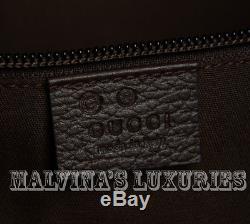 Unisex Gucci Bag 374770 Beige Ebony Gg Crystal Coated Canvas XL Duffle Web