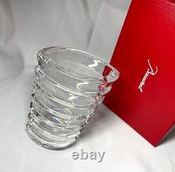 Unused Discontinued Baccarat Coco Crystal Flower Base Vase Great as a gift Japan