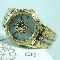 Versace Men's Watch VERD00418 Palazzo Gold Swiss Made Brand Watch New