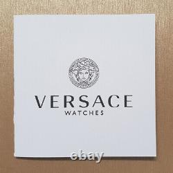 Versace VE2D00421 Univers Automatic blue gold silver Steel Men's Watch NEW