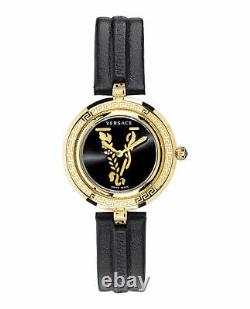 Versace Womens Black 34 mm Virtus Infinity Watch VEZ400121
