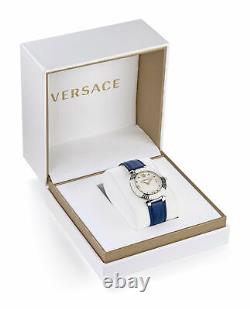 Versace Womens White 36 mm Greca Icon Watch VEZ600121