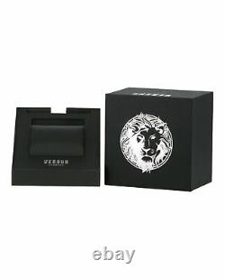 Versus Versace Womens Silver 36 mm Sertie Crystal Watch VSPQ16621