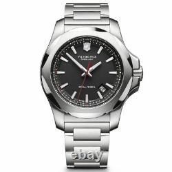 Victorinox Swiss Army Men's Watch I. N. O. X. Black Dial 241723.1 Authorized Dealer