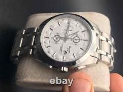 Vintage Tissot Chronograph 42MM Automatic Stainless Steel Men's Wrist Watch Gift