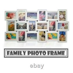 Wall Mounted 18 Multi Photo Frame Family Love Friends Party Picture Album Frames