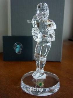 Waterford Crystal FOOTBALL PLAYER Figurine Sculpture NEW IN BOX