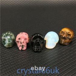 Wholesale! A Lot Natural quartz crystal mini Skull Carved Crystal Skull Healing