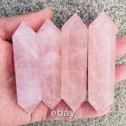 Wholesale Lot 5 LBS Natural Pink Rose Quartz Crystal Obelisk Wand Tower Healing