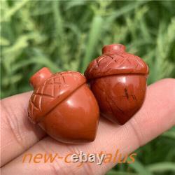 Wholesale Natural mix acorn Carved Quartz Crystal Skull Reiki gift Healing