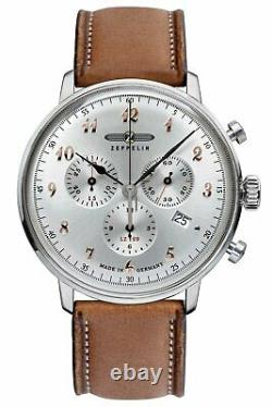 Zeppelin Men's LZ129 Hindenburg Quartz Chronograph Watch 7088-5 NEW